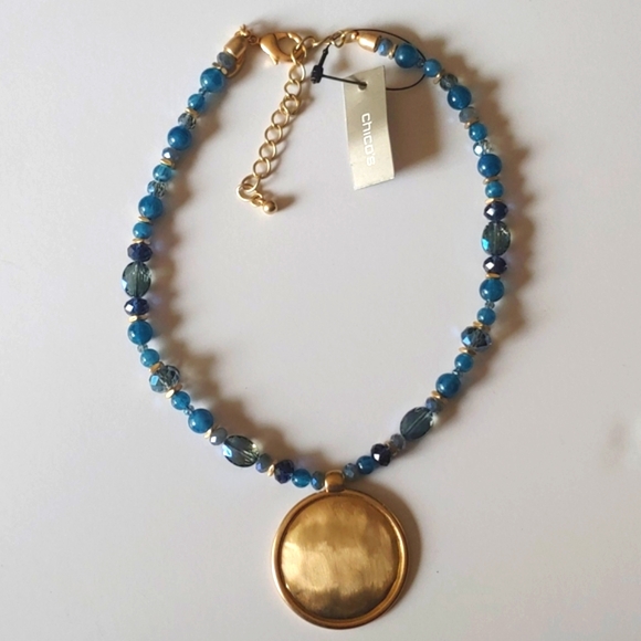 Chico's Nova Short Pendant Necklace - Picture 4 of 8